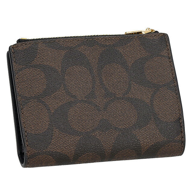 コーチ 二つ折り財布 レディース ブランド COACH CM852 ダークブラウン