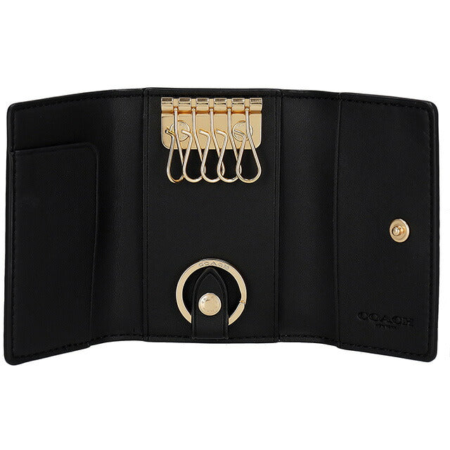 コーチ キーケース レディース ブランド COACH CZ274 ダークブラウン