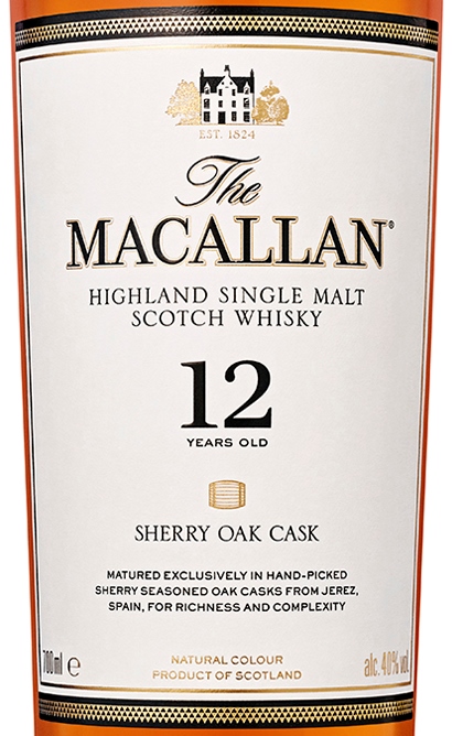 ザ・マッカラン 12年 シングルモルト スコッチウイスキー 正規品