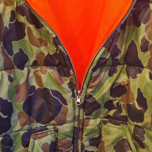 walls リバーシブル中綿ジャケット ファスナー交換 - Repair lab