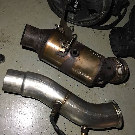 BMW ダウンパイプ X3 X4 35i F25 F26 N55エンジン – ナガホリレーシング