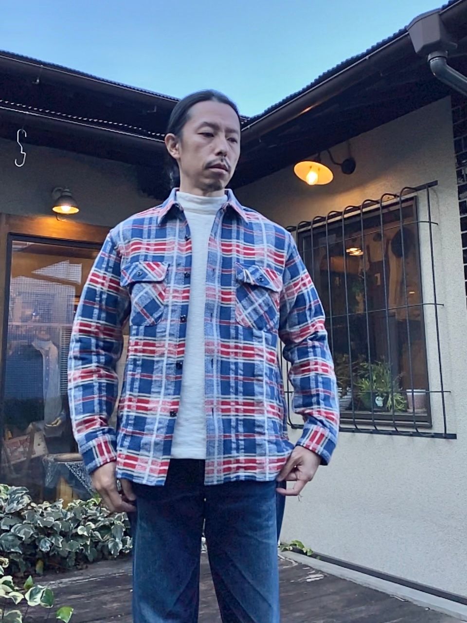 SUGAR CANE - FICTION ROMANCE FANCY TWILL & DOUBLE WEAVE WORK SHIRT