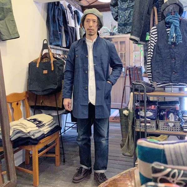 FIVE BROTHER - FIVE BROTHER / ナイロンエンジニアコート ネイビー