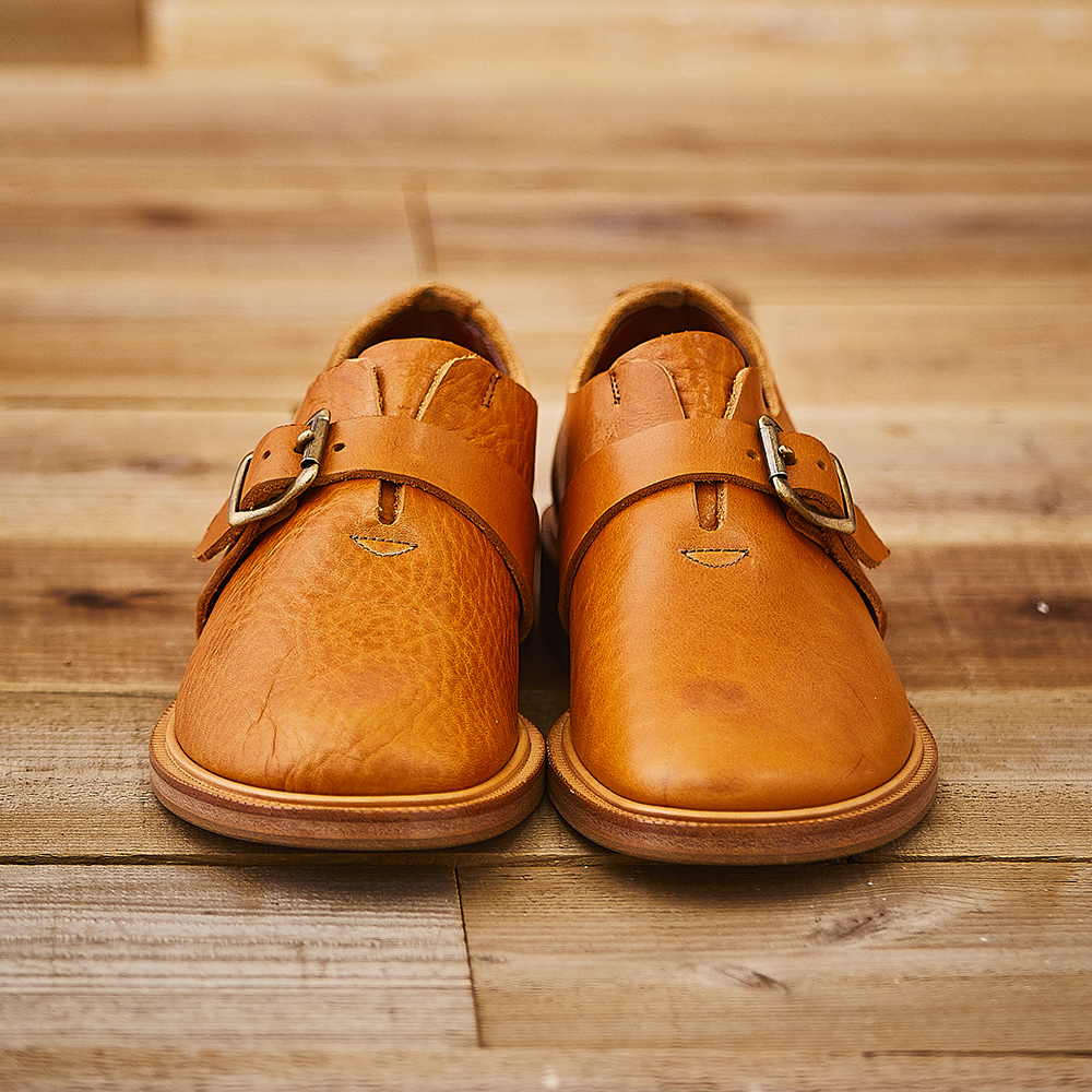 一枚革モンク | 奈良の靴 − KOTOKA などの革靴