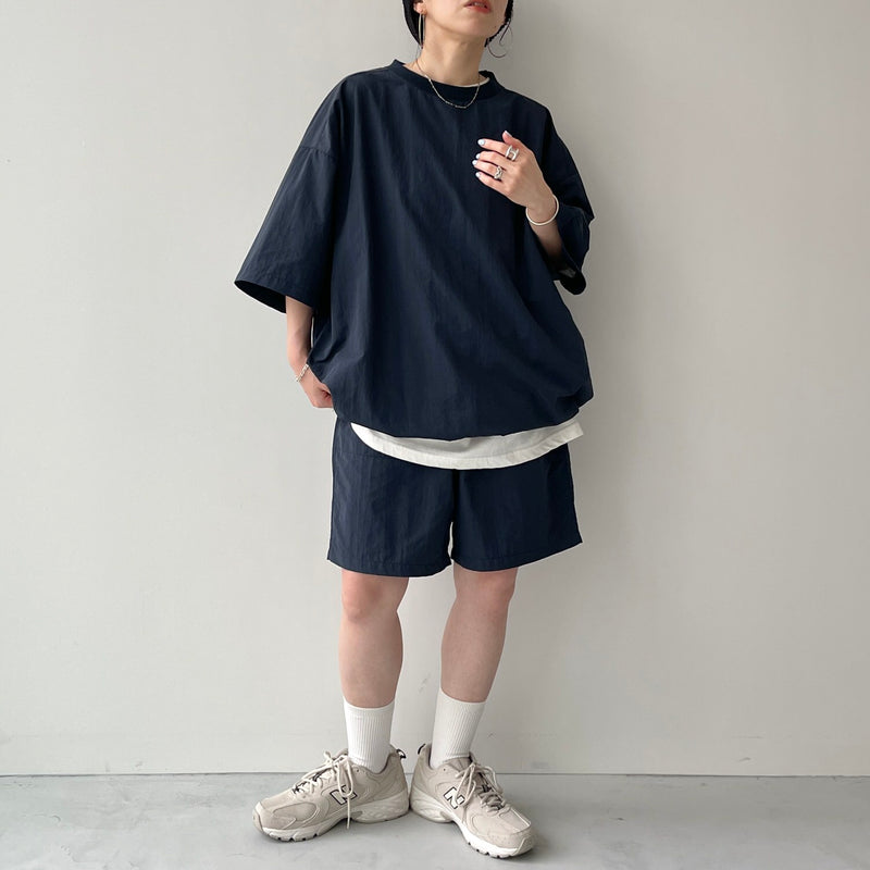 premium nylon setup / navy（プレミアムナイロンセットアップ