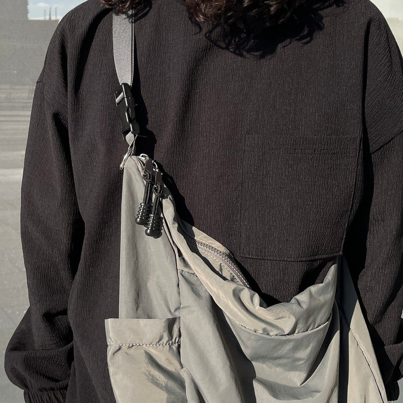 compact nylon bag / charcoal（コンパクトナイロンバッグ / グレー