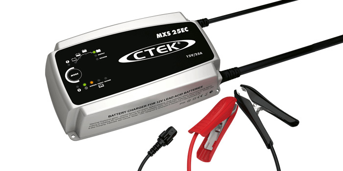 バッテリー充電器 CTEK 12V 25A IP44 / MXS25EC (56-786)【本店限定品】