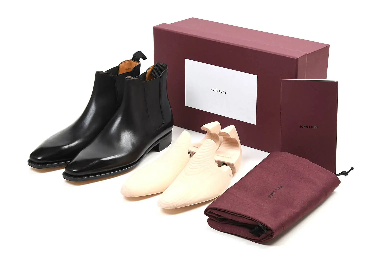 最高に美しいサイドゴアブーツ】ジョンロブ KENSINGTON OXブラック