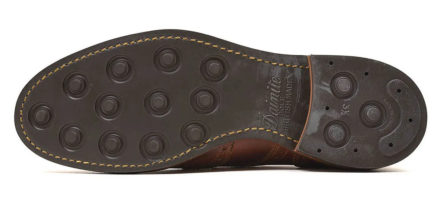 MOTO 2102 5EYEフルブローグ クロムエクセル ブラウン