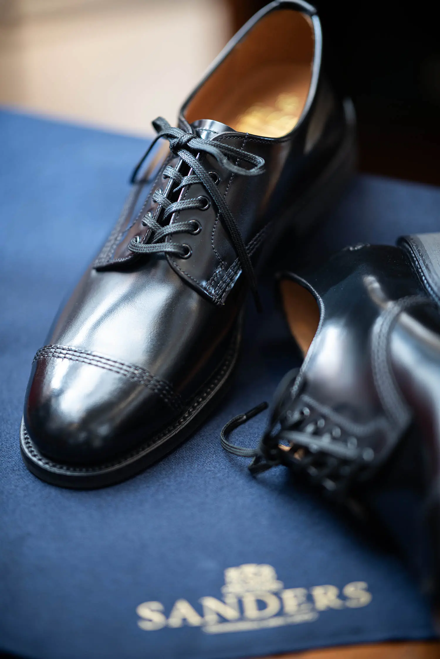 軍用木型の英国製革靴】サンダース 1128B ミリタリーNatoriya