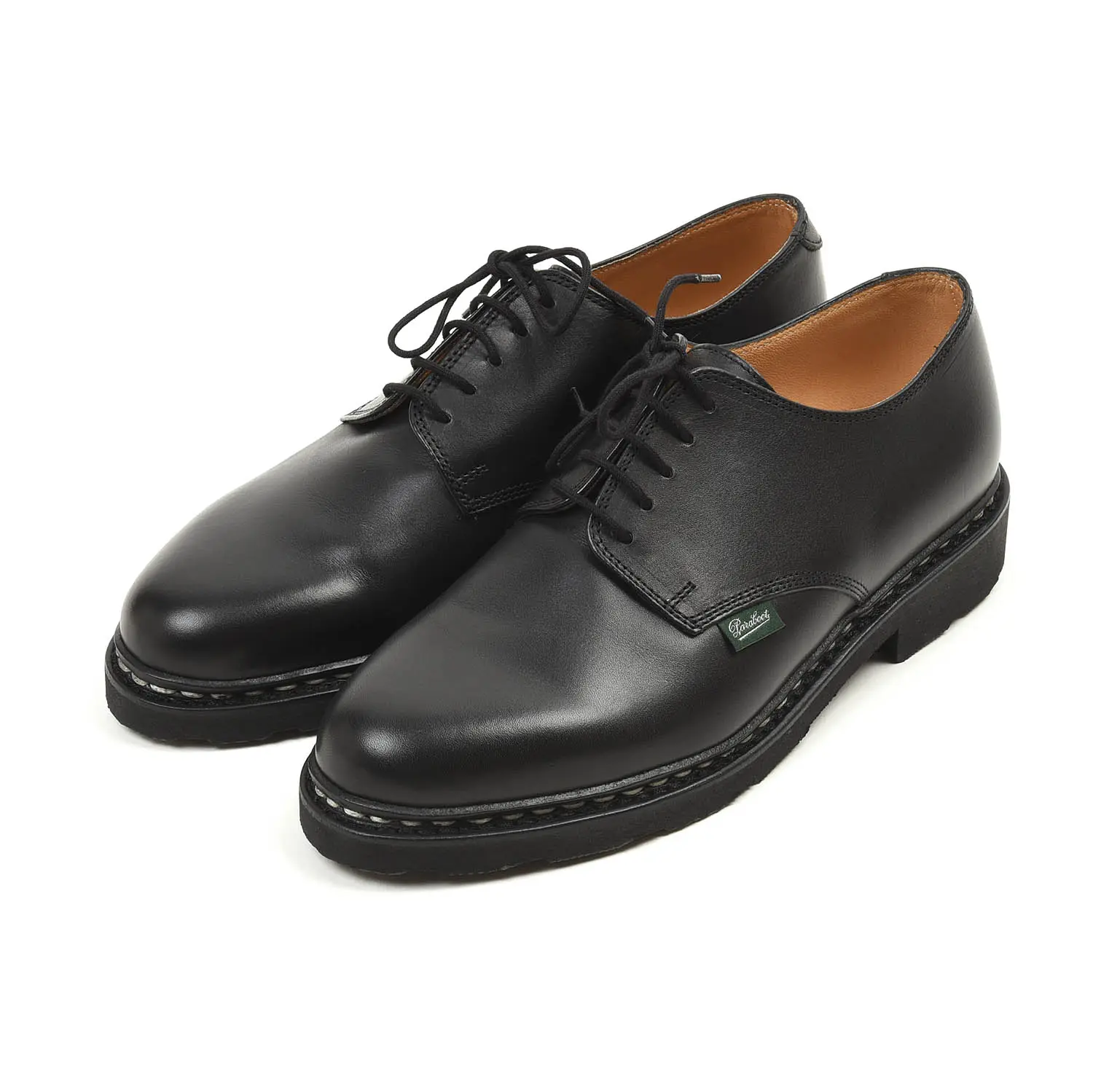 Parabootのプレーントゥ】 703812 ARLES ブラック-トナリヤ