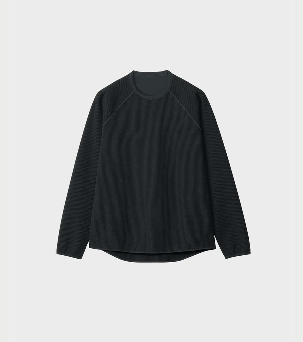 Goldwin ワッフルライトロングスリーブティーシャツ , Black – Navyblue