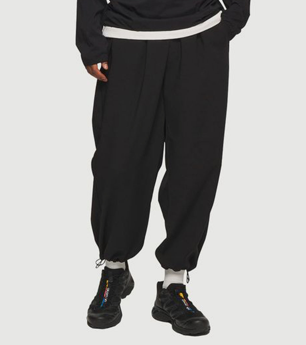 Goldwin Wide Ankle Easy Pants, Black – Navyblue