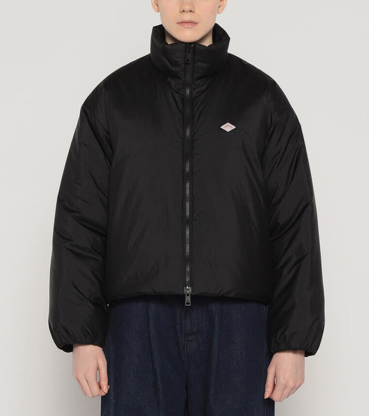 DANTON インサレーション スタンドカラー ジャケット , Black – Navyblue