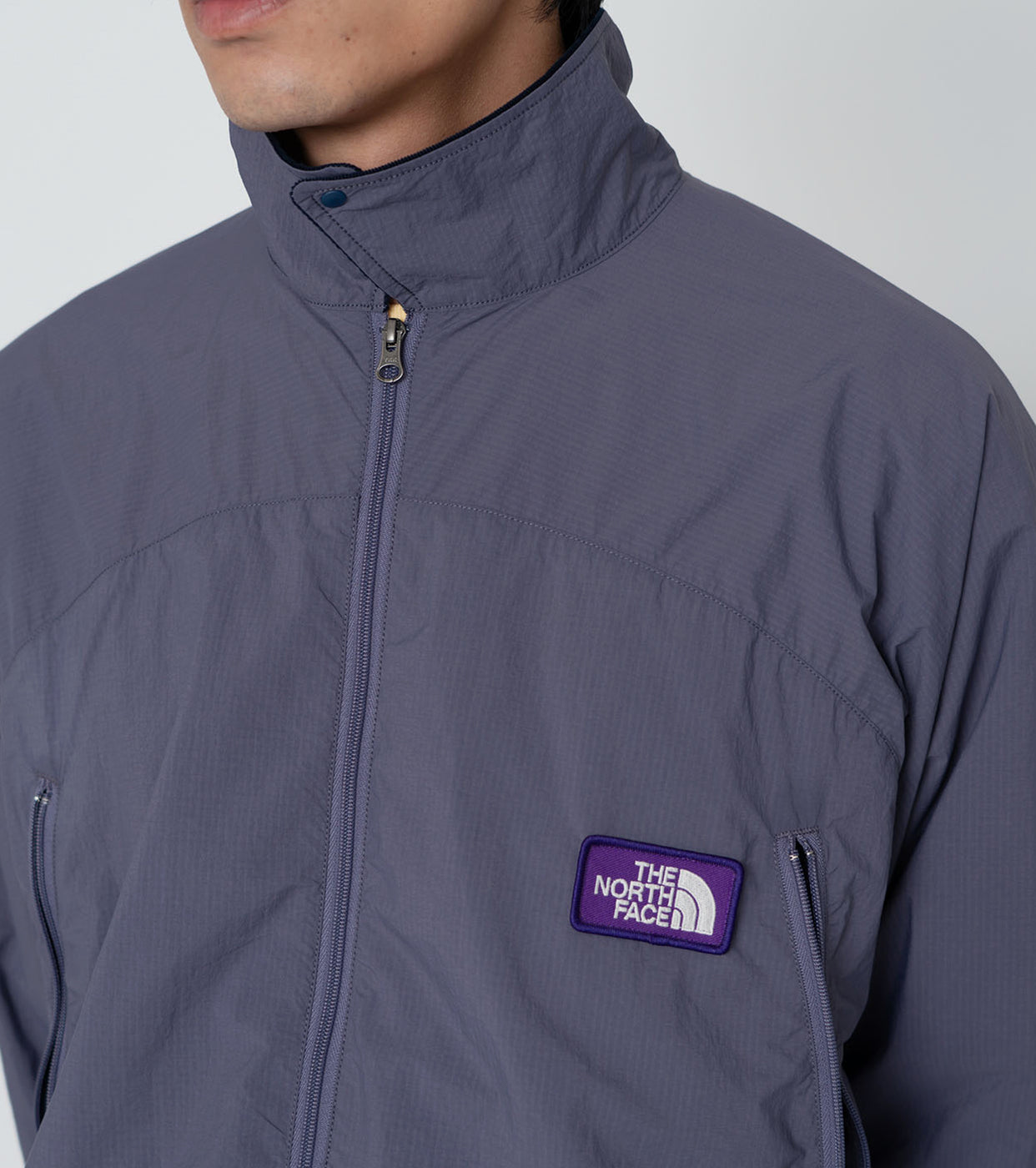 Nylon Ripstop Field Jacket, Dusty Purple – Navyblue