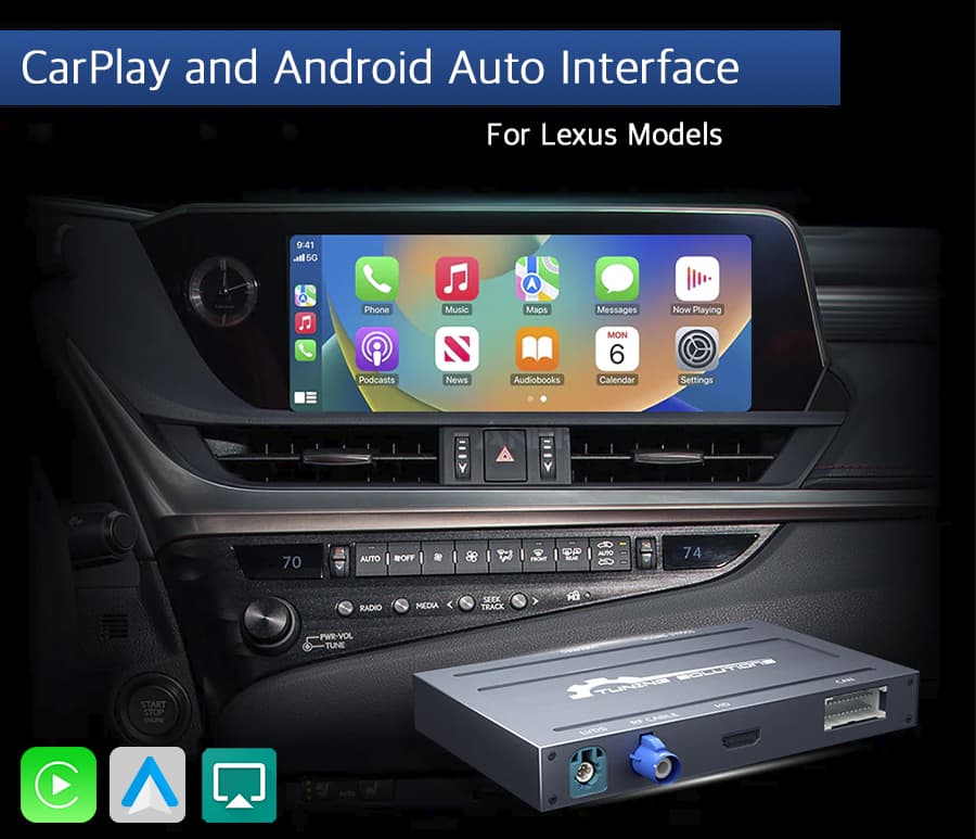 Lexus Wireless CarPlay & Android Auto / GS/LS/ES/IS/UX/LX/RX