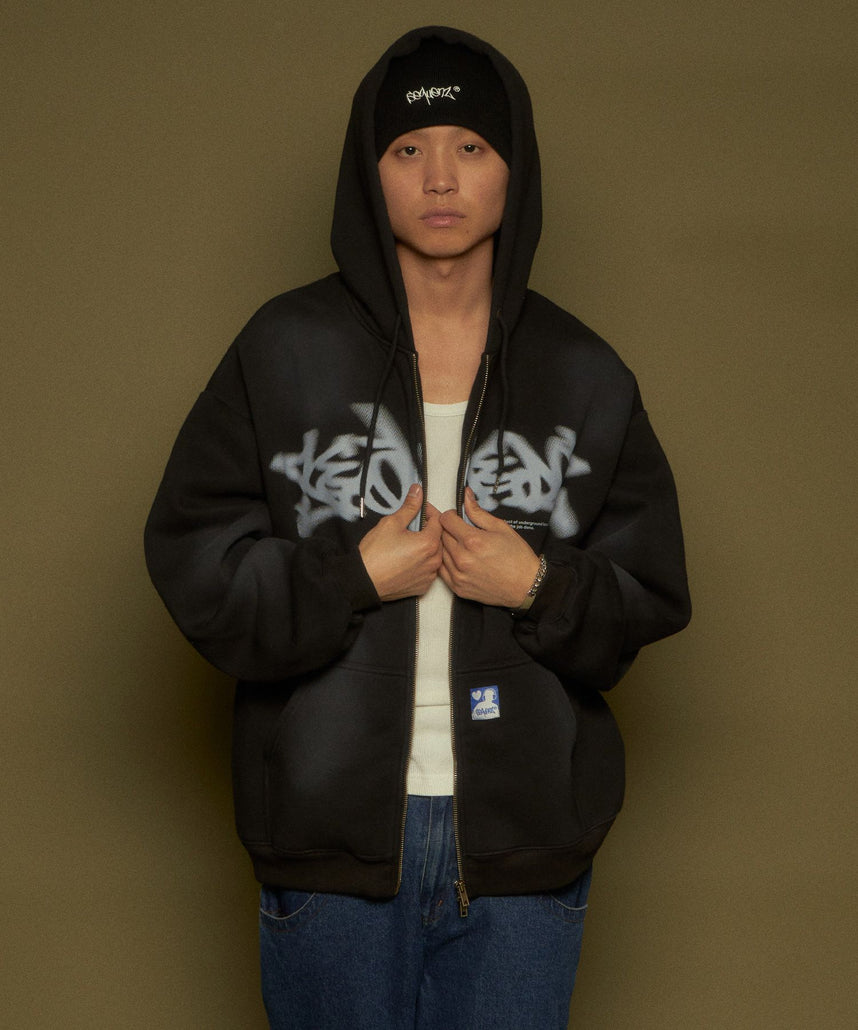 SEQUENZ（シークエンズ）】FADE ZIP P/K /フルジップ オーバーサイズ