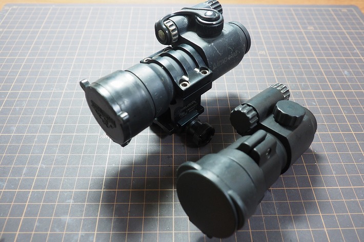 ダットサイト Aimpoint】実物Comp M2とマルイ Newプロサイトとの比較