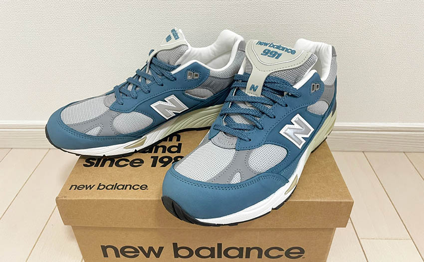 NewBalance「M991BSG」はスレートブルーを纏った落ち着きある一足