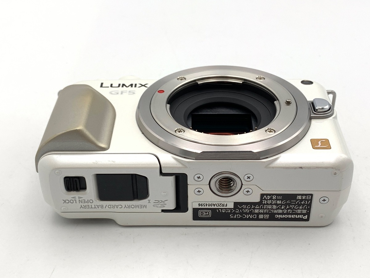 中古：AB(良品)】パナソニック LUMIX DMC-GF5-W ボディ シェルホワイト