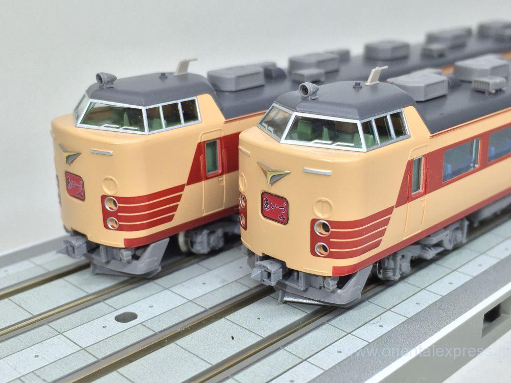 485系（仙台車両センターA1・A2編成）セット 入線です。TOMIX 98961