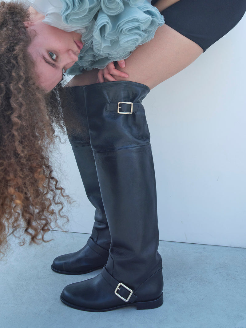 エンジニアニーハイブーツ 7329/LUKE/BLACK – NEBULONI E.