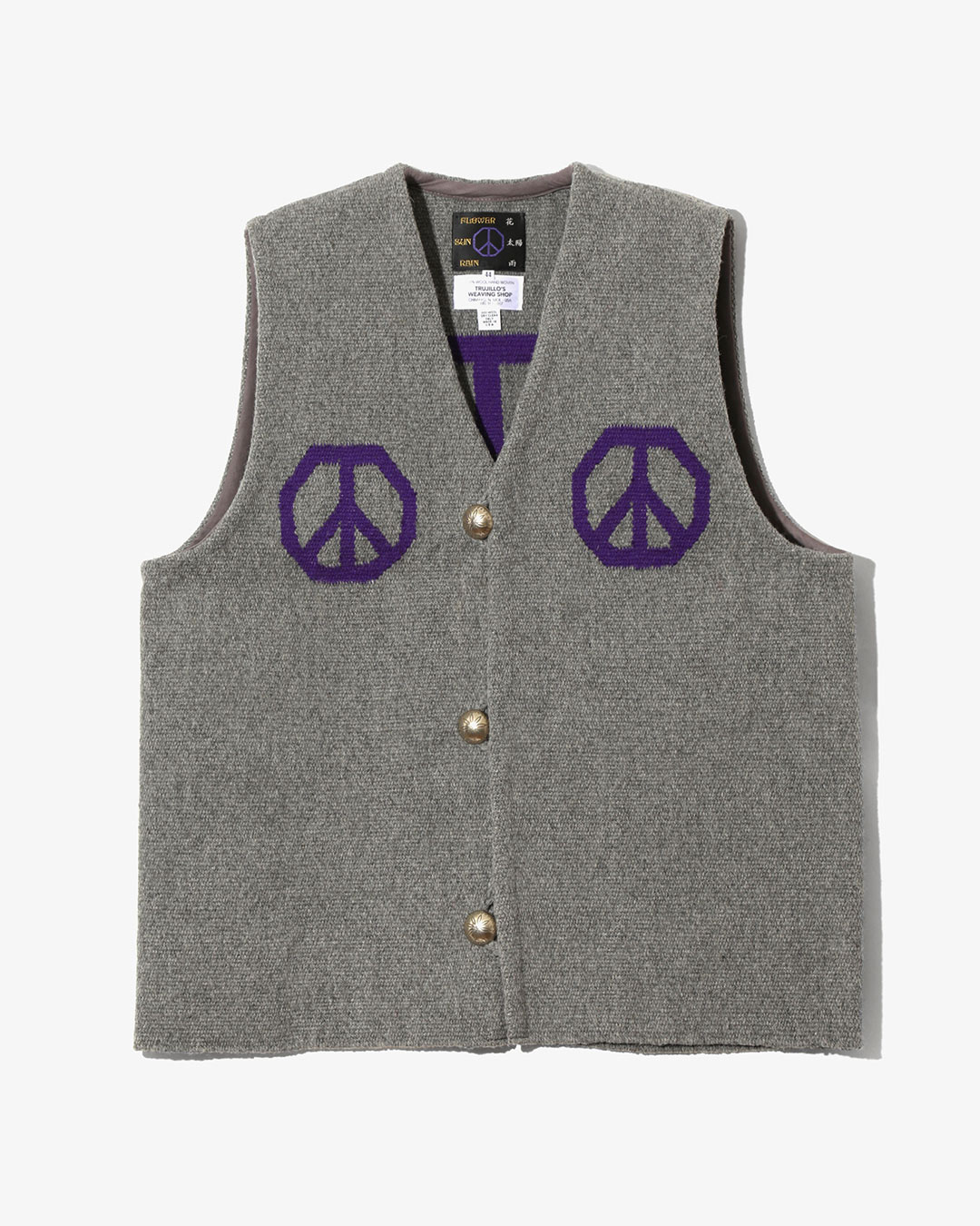 TRUJILLO'S〉 for 「花、 太陽、 雨」特別仕様で仕上げたチマヨベスト