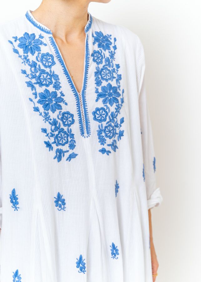 Chikan Embroidery Panel Dress | Pasand by ne Quittez pas | パサン