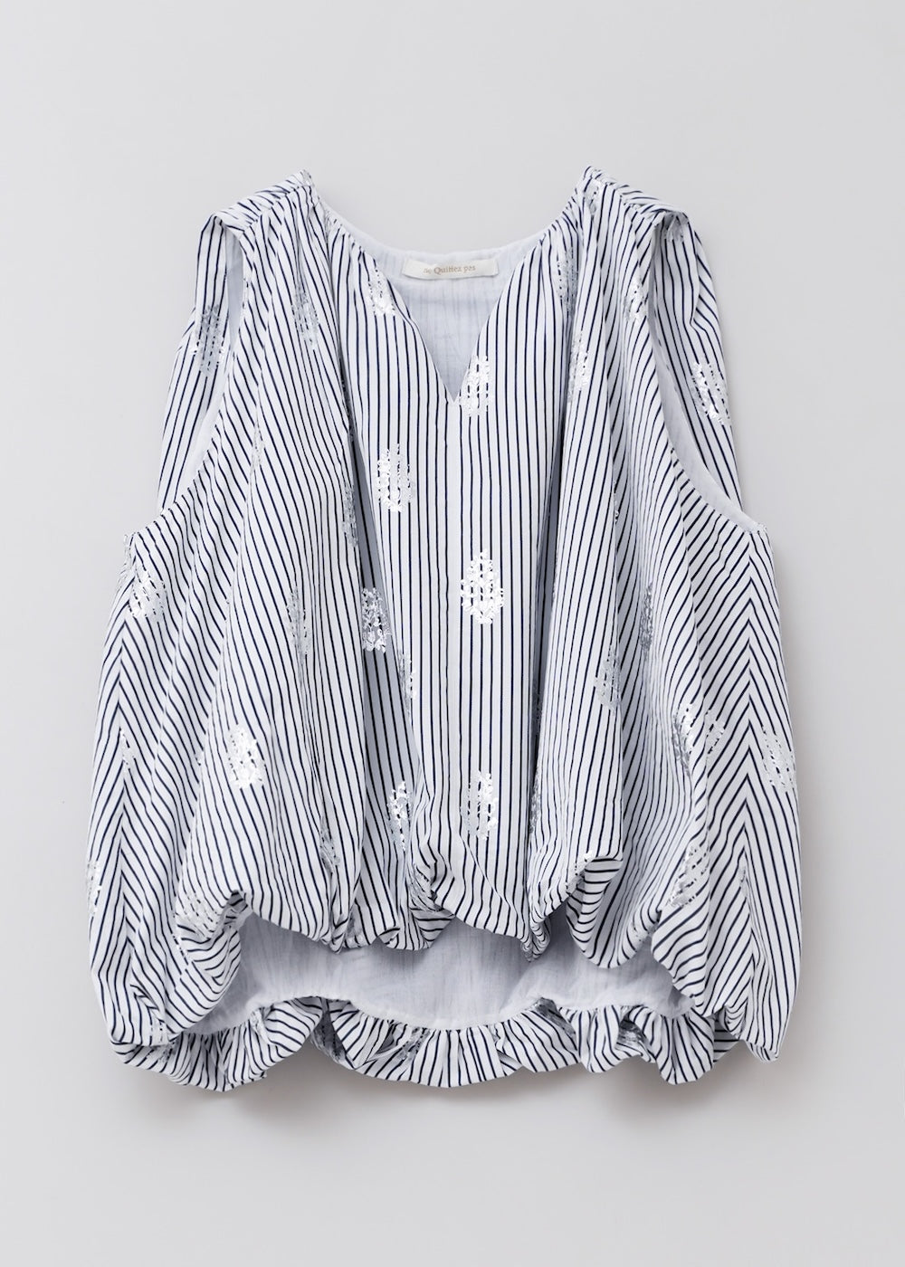 Poplin Foil Print Balloon Top | Pasand by ne Quittez pas | パサン