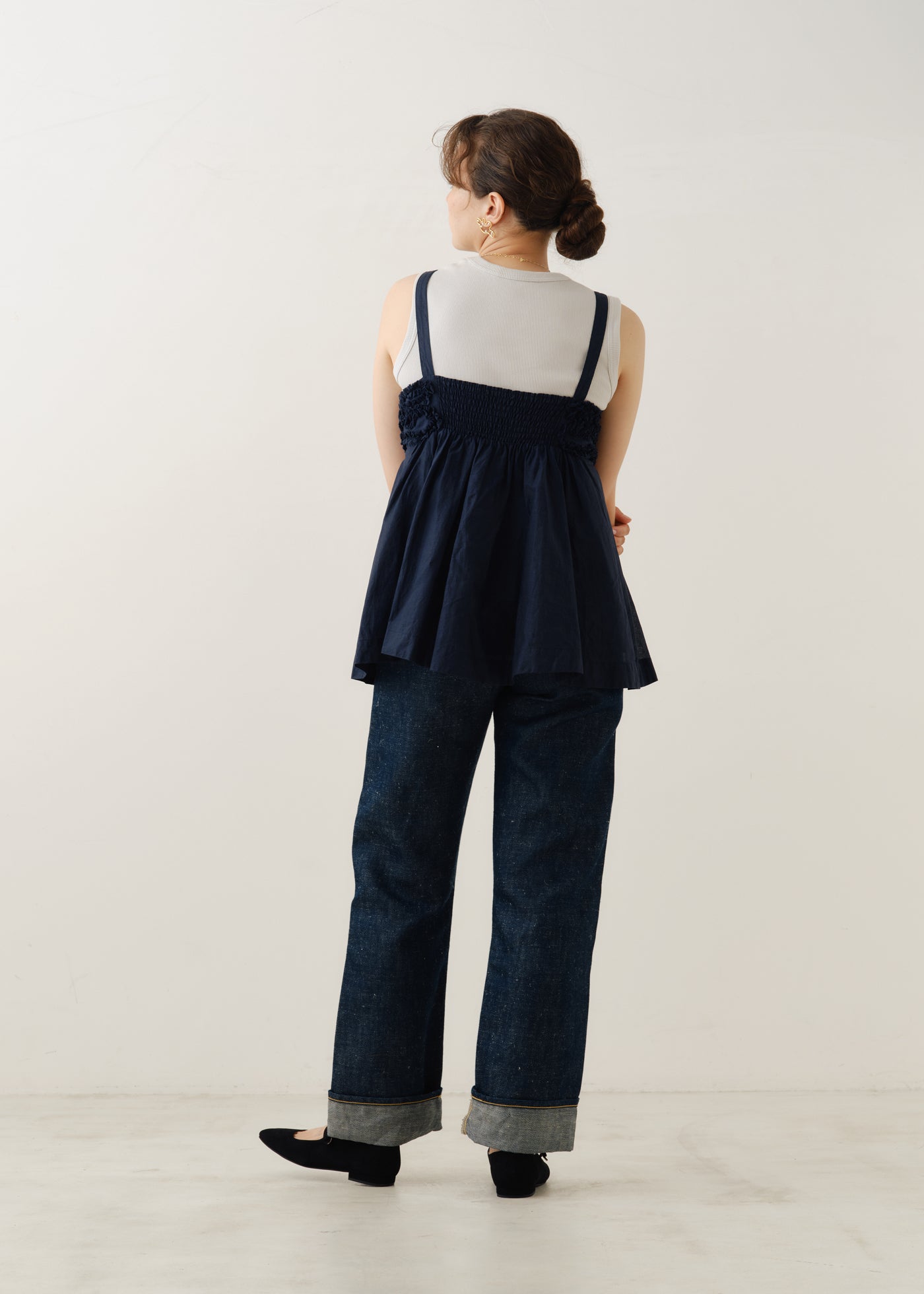 Cotton Organza Frilled Cami Top | Pasand by ne Quittez pas