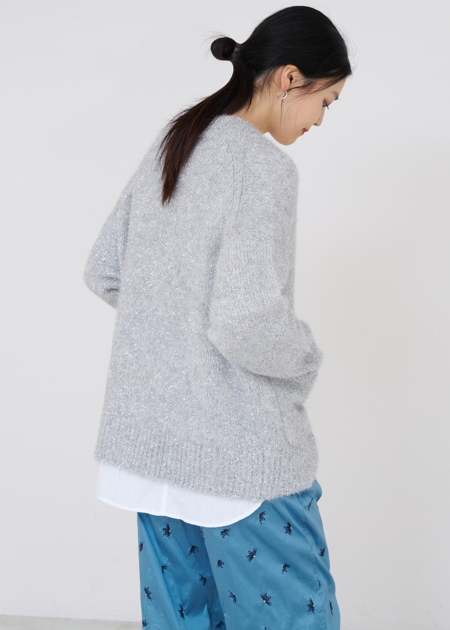 Alpaca Lurex Cardigan | Pasand by ne Quittez pas | パサンドバイ