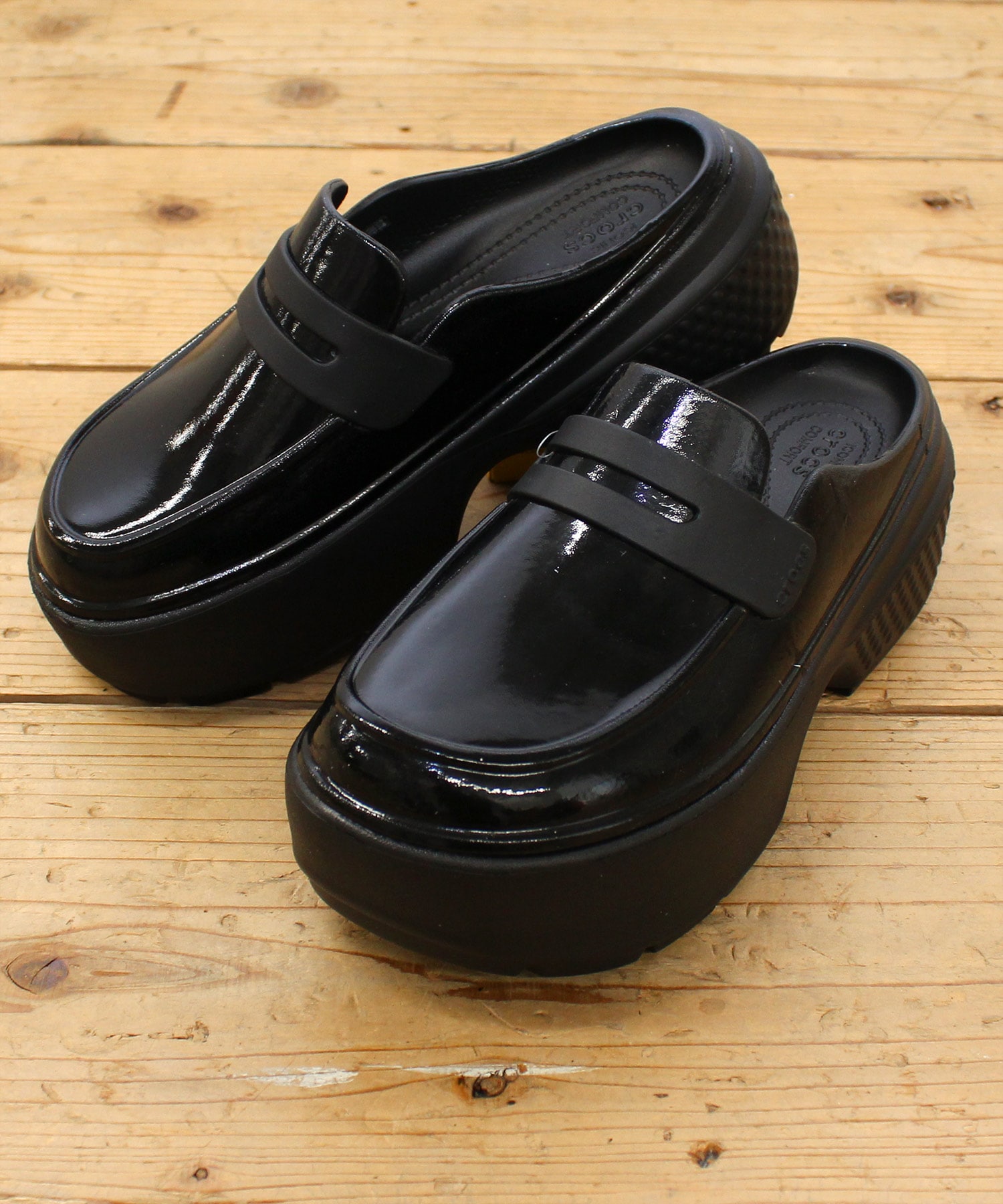 クロックス】E5029 クロックス STOMP HIGH LOAFER(S ブラック