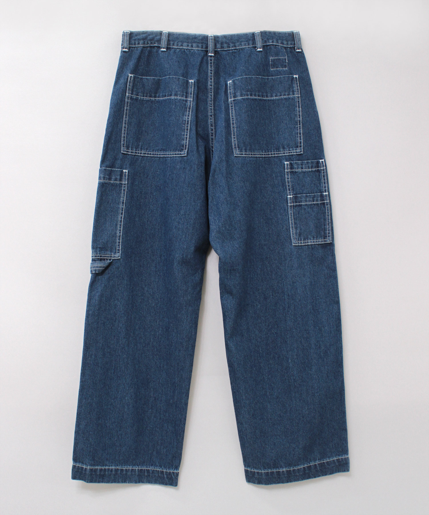 R4292 スクエアパッチワークパンツ(M インディゴブルー): パンツ - RNA