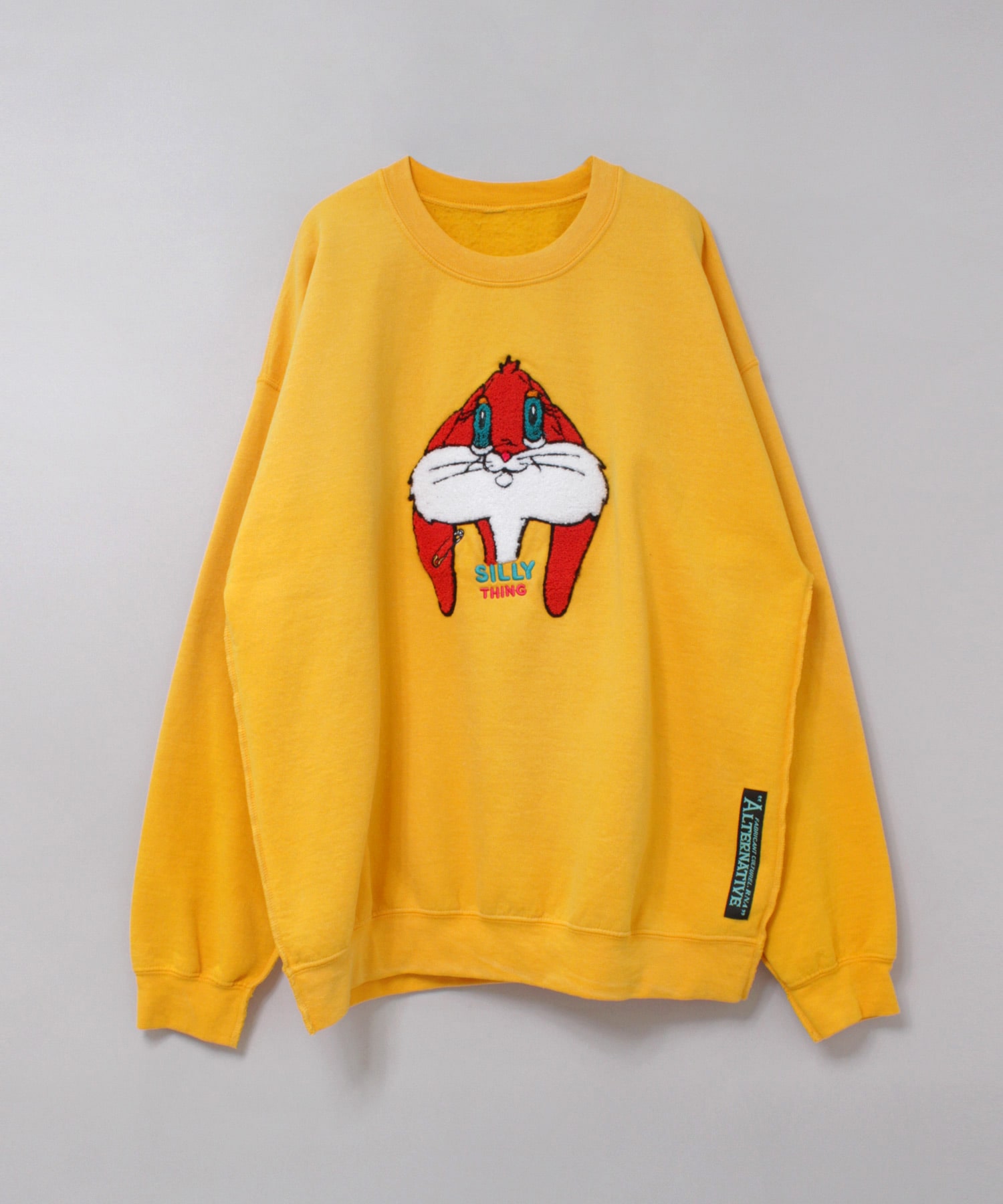 M2360 ユーズドエフェクトラビットトレーナー(M ブラック): トップス