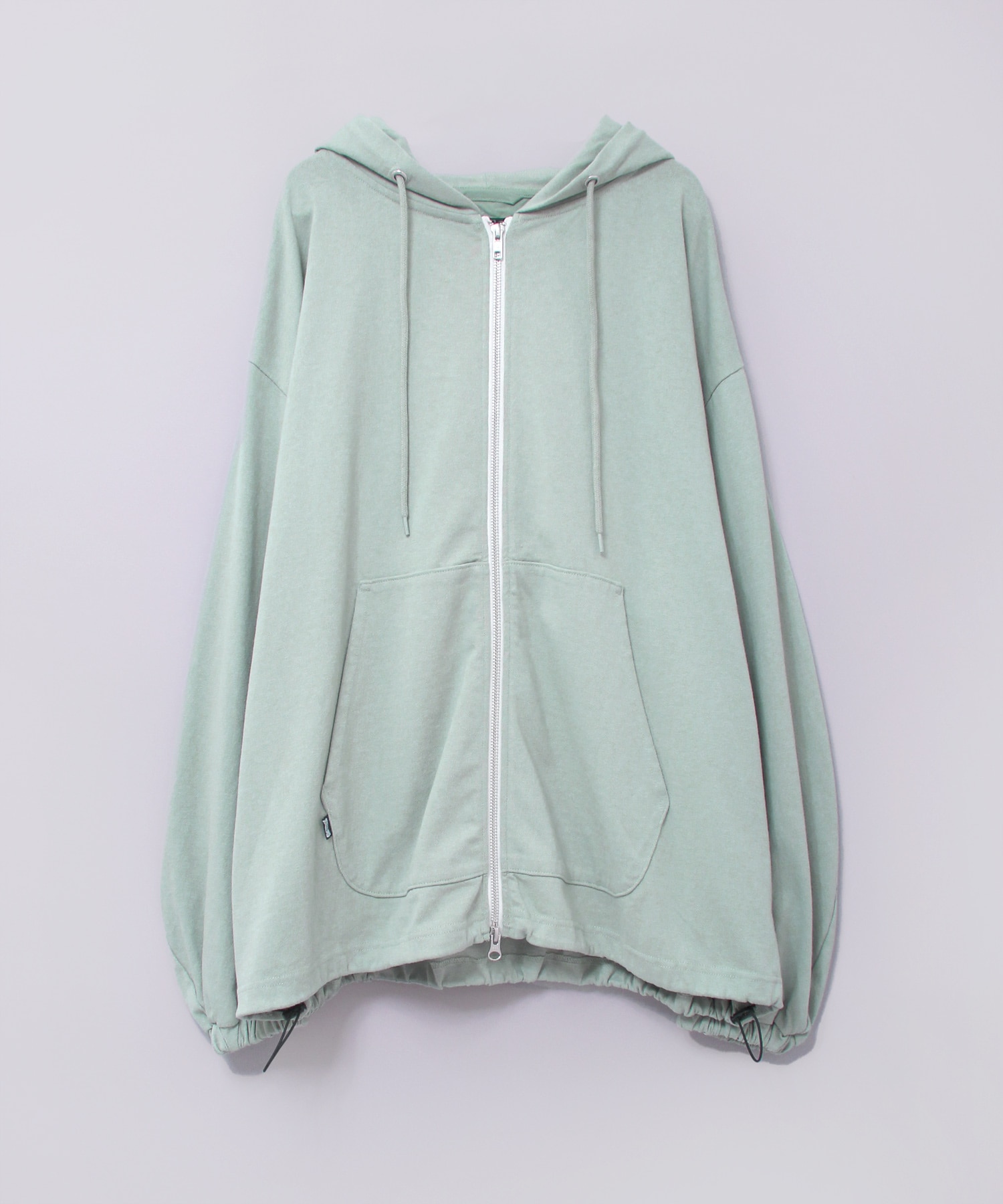 M2513 ヘビー天竺BIG ZIP UPパーカー(M ブラック): トップス - RNA