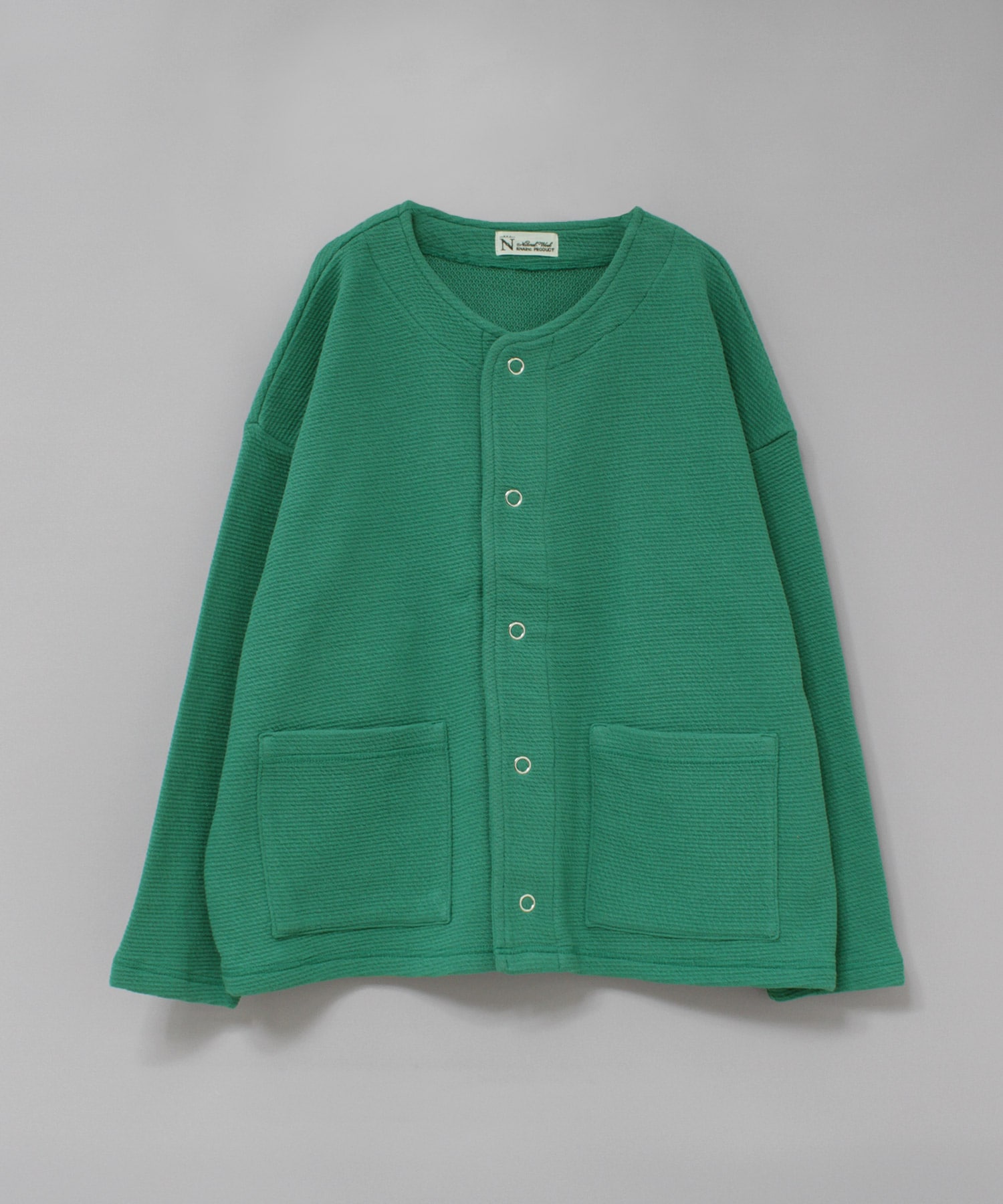 M2601 W Faceビッグスナップカーディガン(F ブラック): トップス - RNA