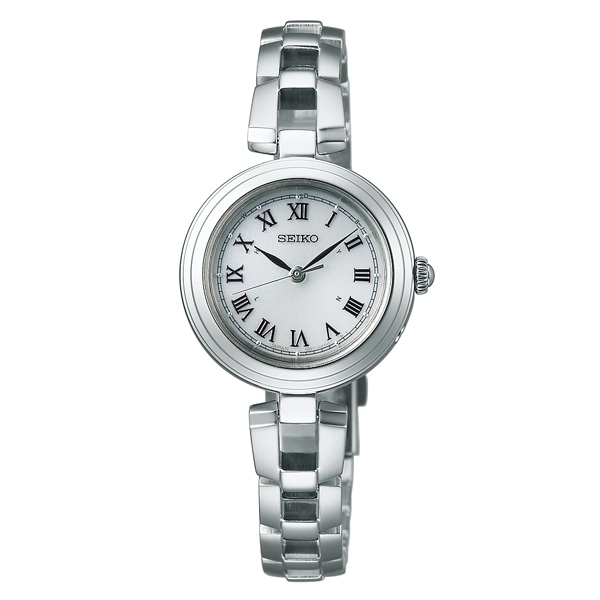 SEIKO SELECTION SWFH145 電波ソーラー レディース(シルバー): SEIKO