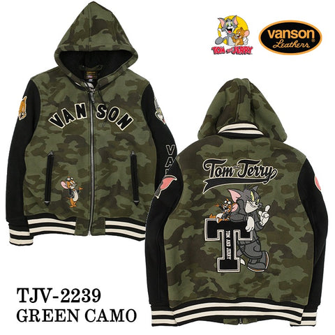 VANSON×TOM&JERRY バンソン トムジェリ コラボ ボンディング