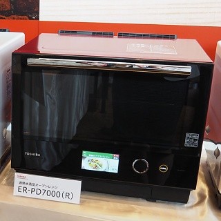 東芝 石窯オーブンレンジ TOSHIBA ER-PD7000(R) 赤 東芝、総庫内容量