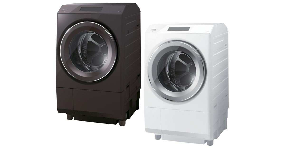 東芝、2種類の泡で汚れ戻りもおさえるドラム式洗濯乾燥機「ZABOON