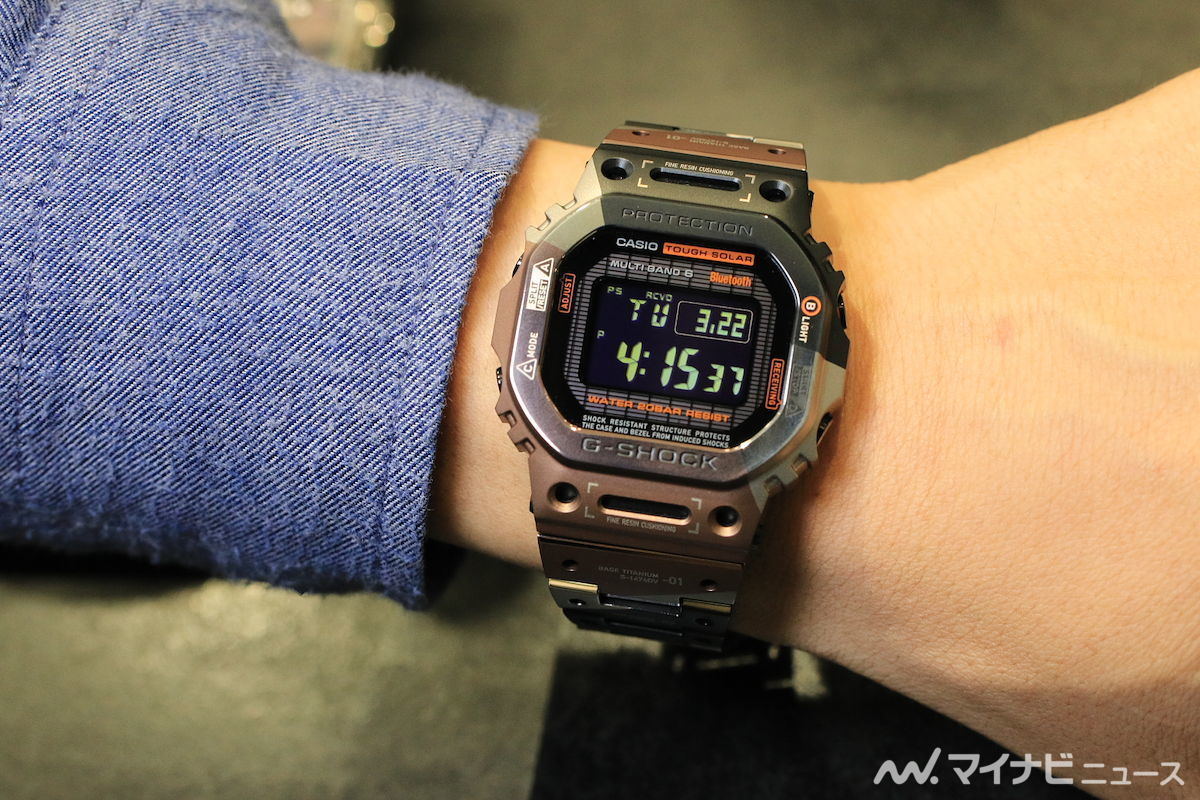 カシオ2022年6月発売のG-SHOCK「MRG-B5000BA」「GMW-B5000TVB」を実機