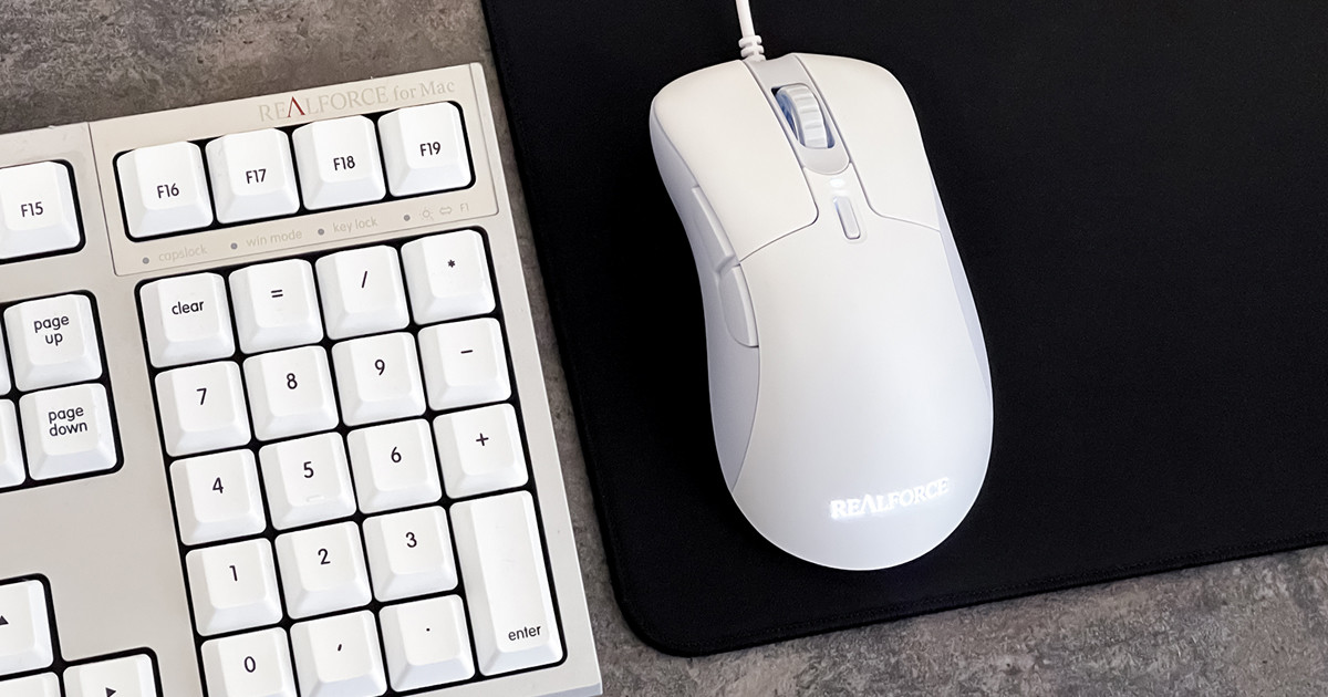 東プレの新マウス「REALFORCE RM1 Mouse」レビュー - ストッと押せる静