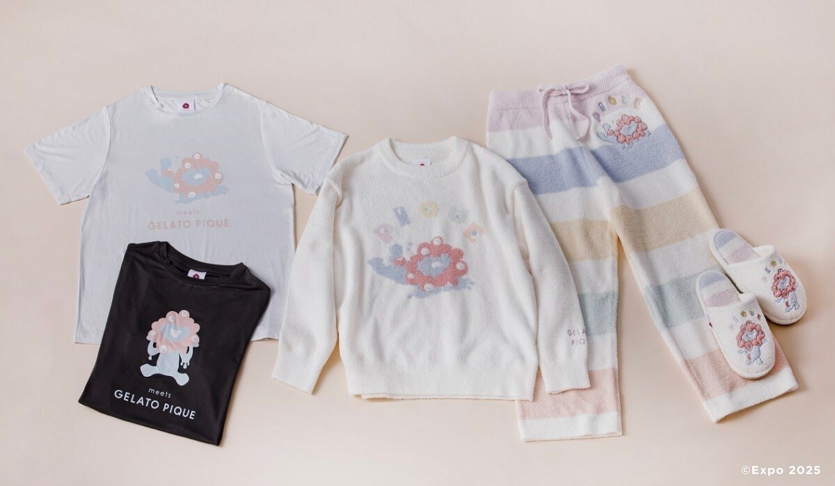 異色】ジェラピケ、パステルカラーの「ミャクミャク」登場に「顔色悪