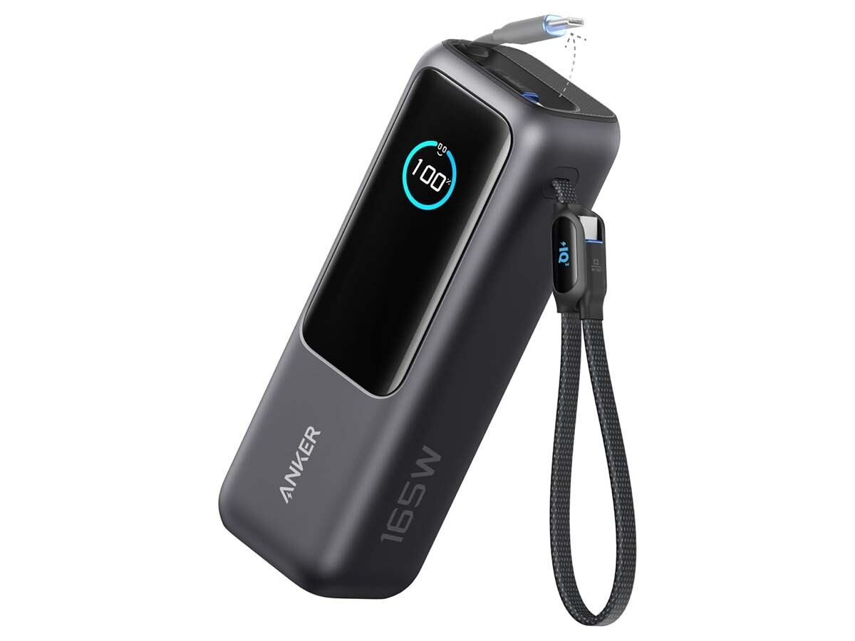 アンカー、2本のUSB-Cケーブルを内蔵したモバイルバッテリー | マイ