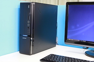設置場所を選ばない、高コストパフォーマンスなスリム型デスクトップPC