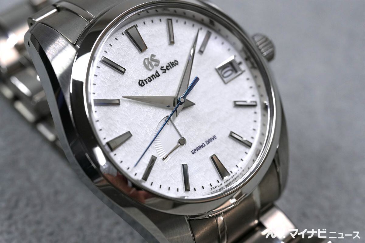 フォトレビュー】グランドセイコーの一番人気！ 魅力的な雪白ダイヤル
