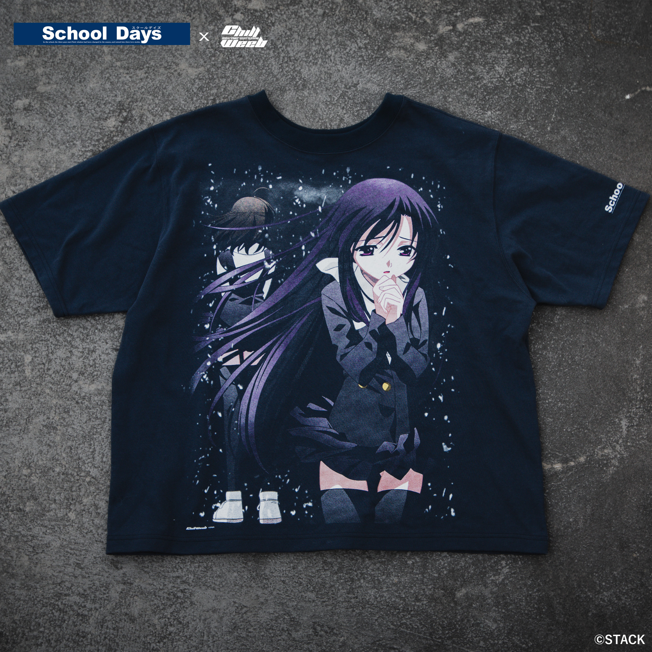 School Days』桂言葉&西園寺世界のコラボアパレル受注販売中