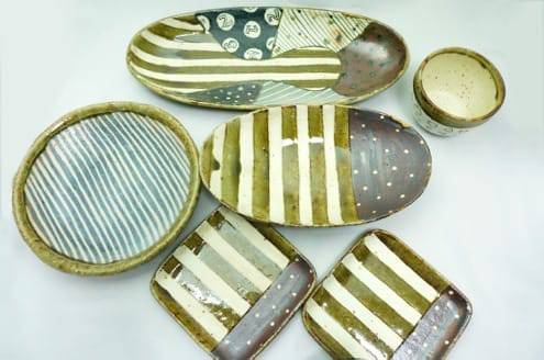 笠間焼きの陶芸家 - 阿部誠さんの器