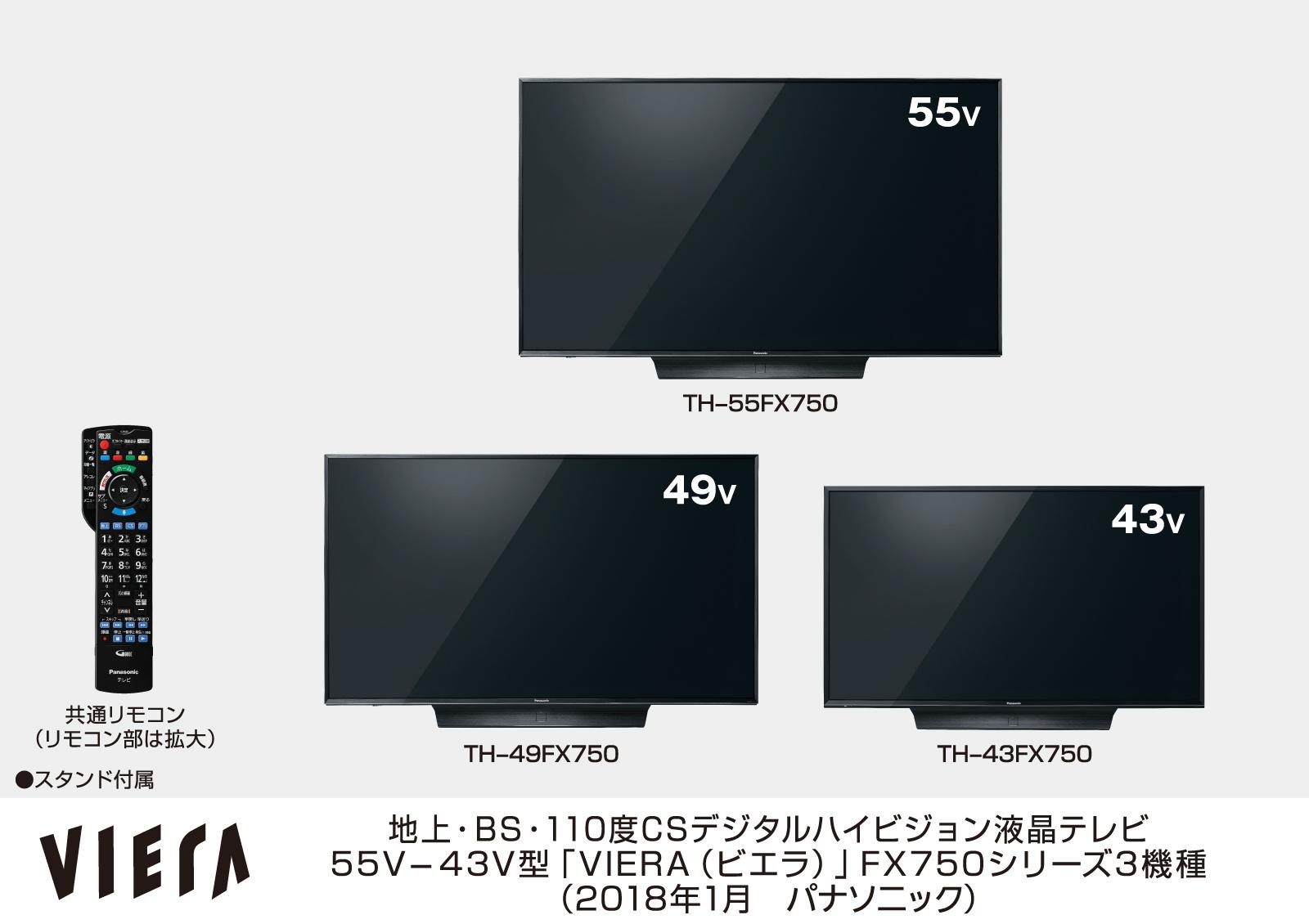 4Kビエラ FX750シリーズ を発売 | 個人向け商品 | 製品・サービス