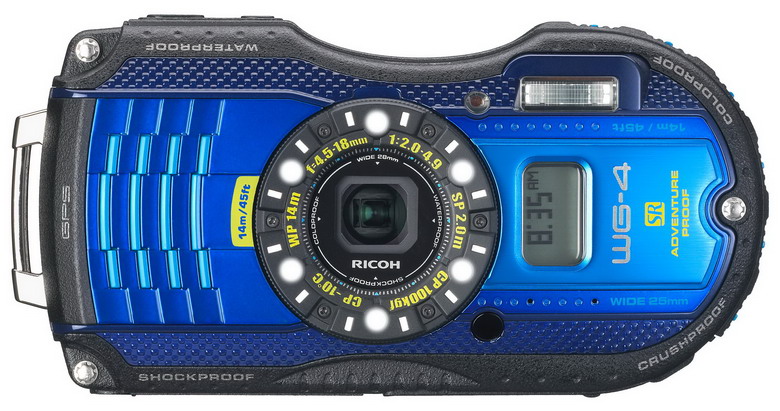水深14mで水中撮影が可能なコンパクトデジタルカメラ「RICOH WG-4